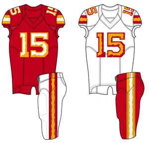 Maillot de football américain personnalisé à manches courtes en maille respirante avec broderie en twill pour équipe, fabrication OEM en gros - Product Image 6