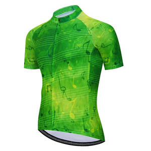 Jersey de Ciclismo para Hombre con Estampado por Sublimación, Logotipo Personalizado en Color, Spandex/Poliéster, Secado Rápido, Ecológico, Transpirable, Antibacteriano - Product Image 1