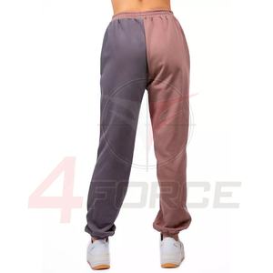 Pantalon de jogging en éponge française taille haute pour femmes personnalisé en gros coton polaire dentelle plat ample pour les entraînements d'hiver - Product Image 3