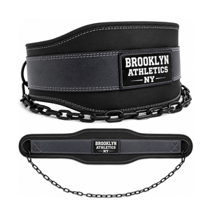 Ceinture de musculation en cuir de vachette pour l'haltérophilie, la musculation en salle de sport, les tractions avec chaîne - pour les exercices de squat et de tractions - Product Image 6
