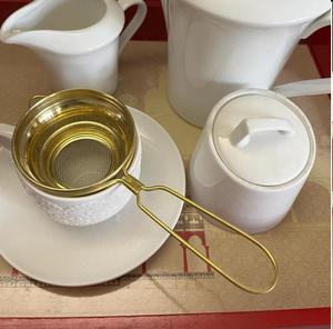 Handcrafted Pure Brass Tea Strainer For Gift Vintage Look Brass Tea Strainer For Tea Serving for home kitchen at cheap price - Product Image 4