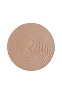 Tapis indien fait main, motif abstrait moderne, 100% laine de Nouvelle-Zélande, beige sable, poils longs, épais, anti-taches, anti-chute de poils, tapis pour la maison - Product Image 3