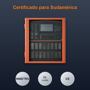 Panel de control de alarma contra incendios direccionable de 6 bucles (Sistema de alarma contra incendios direccionable) LPCB CE - Product Image 2
