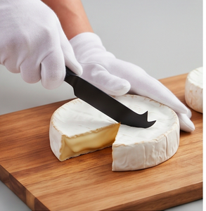 Juego de 2 cuchillos para queso de acero inoxidable negro, espátula y servidor, aptos para lavavajillas, utensilios para queso para uso en la cocina - Product Image 6