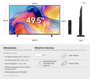 OFERTA 100% ORIGINAL DE VENDEDOR: Pantalla LCD Inteligente Mini LED 4K de 55 Pulgadas con Altavoz Integrado y Pantalla Negra para Uso en Hoteles - Product Image 2