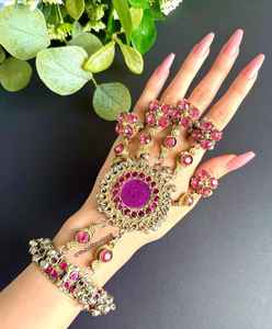 Bracelet afghan fait main de haute qualité, personnalisé, en argent plaqué antique, ensembles de bijoux pour mariage 2026 - Product Image 6