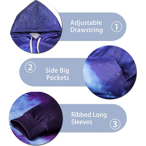 Sudaderas con Capucha Térmicas al por Mayor, Diseño Sólido Personalizado, OEM, Ropa Deportiva de Poliéster de Alta Calidad, Sudaderas con Capucha Sublimadas - Product Image 4