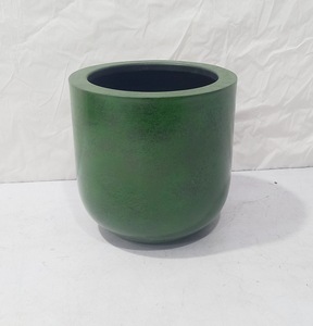 Modern Round Metal Planter Set Indoor Outdoor Flower <b>Pots</b> <b>Small</b> Large Decorative Garden Plant Containers Minimalist Home Decor. - Product Image 3