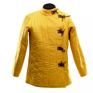 Haute qualité médiévale Gambeson manteau à manches longues épais rembourré coton tissu armure exportation en gros pour la saison d'hiver - Product Image 1