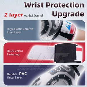 Customized Football Goalkeeper <b>Gloves</b> with Custom Branding Professional German Contact Latex Palm Durable Grip OEM Wholesale - Product Image 3