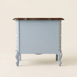Table d'appoint moderne en os incrusté, faite à la main, couleur personnalisée, pour la maison ou le bureau, avec 2 tiroirs par VIKIS ARTS - Product Image 2