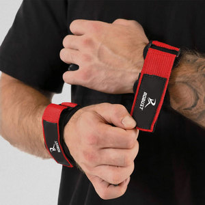 Correas de Agarre para Levantamiento de Pesas de Cuero Vacuno Transpirables y Ligeras para Uso en Gimnasio y Entrenamiento de Fuerza - Product Image 5