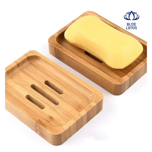 Jabonera Ecológica de Bambú, Porta Jabón de Madera Natural, Accesorio de Baño - Product Image 1