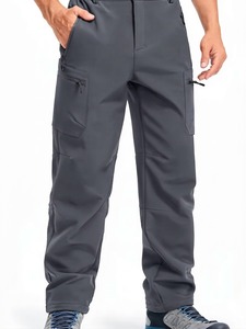 Pantalones de esquí impermeables para hombre con bolsillos con cremallera, material Gore-Tex, ropa para exteriores, pantalones de esquí personalizados, pantalones de nieve de talla grande - Product Image 3