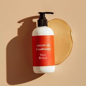 Acondicionador de Cabello con Aceite de Argán ODM/OEM, Tratamiento sin Enjuague en Botella con Bomba, para Cabello Rizado, Prevención de la Caída del Cabello, Venta al Por Mayor, Etiqueta Privada - Product Image 4