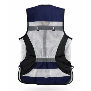 Gilet de tir personnalisé pour le tir au pigeon en argile, respirant, avec dos en maille, épaulettes rembourrées, poches pour cartouches, léger, pour la chasse - Product Image 2