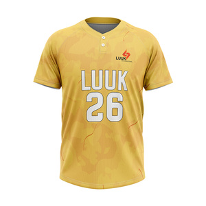 Uniforme de Liga Personalizado con Impresión por Sublimación Resistente a la Decoloración, Fabricante de Camisetas de Béisbol Premium de 2 Botones - Product Image 4