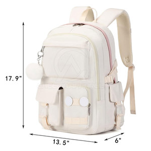 Mochila de viaje con logotipo personalizado, costuras resistentes, diseño multibolsillos para portátil, senderismo, actividades al aire libre y necesidades de viaje. - Product Image 3
