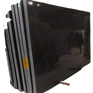 Top Grade Absolute Black <b>Granite</b> Slab India Origin Modern Design Custom Villa Applications Polished Surface for Kitchen - Product Image 1