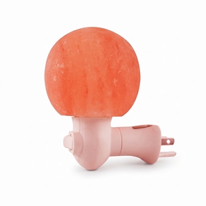 Lámpara de cristal de sal del Himalaya natural con enchufe, luz nocturna para dormitorio, mesita de noche y decoración de interiores. - Product Image 1