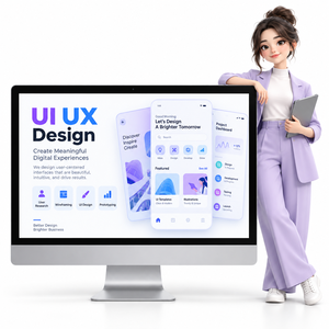 ออกแบบ UI UX สำหรับองค์กรและสตาร์ทอัพ พร้อมอินเทอร์เฟซที่ใช้งานง่าย ระบบนำทางที่ชัดเจนขึ้น และโครงสร้างดิจิทัลที่เตรียมพร้อมสำหรับ AI - Product Image 1