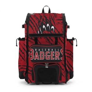 Nouveau Sac à Dos de Baseball 2026 avec Compartiment Casque, Étuis pour Bâtons, Poche à Chaussures et Fermetures Éclair Renforcées pour Entraînement en Extérieur - Product Image 1