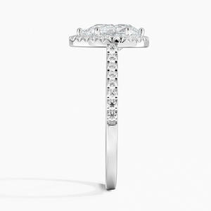 BOJ <b>Ring</b> 08 Pear Cut 925 <b>Silver</b> Adorned Odessa Halo Diamond <b>Ring</b> 2ct D Color VVS1 Moissanite GRA Certified Low Price <b>Ring</b> - Product Image 3