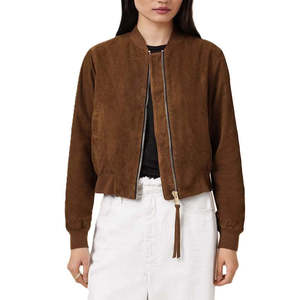 Blouson en daim pour femme Orten - Product Image 3