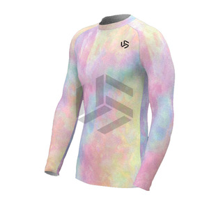 Camiseta de Compresión Sublimada Personalizada para Hombre, Ajustada, Elástica, Deportiva, para Entrenamiento, Fitness, Protección UV - Product Image 5