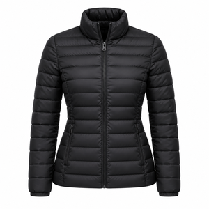 Dernière Tendance : Doudoune Longue Matelassée Respirante pour Femme, Grande Taille, Manches Longues, Idéale pour l'Hiver et qui Maintient au Chaud - Product Image 1