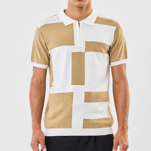 Polo pour homme de haute qualité, design tendance, surdimensionné, nouvelle arrivée, manches courtes, coupe ajustée - Product Image 1