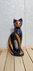 Brass American Style Handmade Eco-Friendly Durable <b>Cat</b> Figurine Pet <b>Urn</b> - Product Image 3
