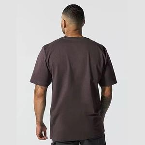 T-shirts unis pour hommes en noir et blanc, 230 GSM, poids lourd, logo personnalisé, t-shirts Pro Club de haute qualité - Product Image 6