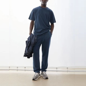 T-shirt en coton tricoté décontracté pour hommes et femmes, 180g, léger, été, manches courtes, imprimé, respirant - Product Image 4