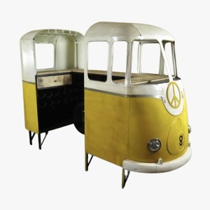 Mini Barra de Bar en Forma de Autobús Pequeño para el Hogar, Modelo de Autobús de Metal y Hierro para Exhibición, Barra de Helados y Postres, Barra de Bar Taxi Jodhpur - Product Image 4
