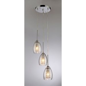 Lampadario e Lampada a Sospensione Elegante con Cavo Regolabile a Forma di Calice di Vino - Product Image 1