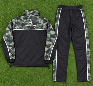 Custom Men Camouflage Tracksuit <b>Black</b> Camo Sportswear Training <b>Jacket</b> & Jogger Pants Wholesale Athletic Tracksuit Manufacturer - Product Image 5