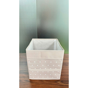 MA58P Foldable Cube <b>Storage</b> <b>Box</b> Customizable OEM ODM Logo Made in Vietnam <b>for</b> Toys <b>Clothes</b> & Office Use Polyester Fabric - Product Image 6