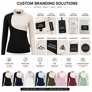 Camiseta de Golf Personalizada para Mujer, Verano, Ajustada, Elástica, Transpirable, de Secado Rápido, Suave, Estampada, de Algodón y Spandex 200g, Manga Corta - Product Image 6