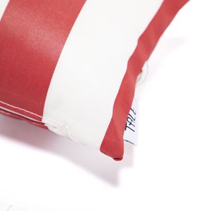 Sedia Adirondack TALE con Seduta e Cuscino Verniciati di Rosso per Arredamento da Giardino Esterno - Product Image 4