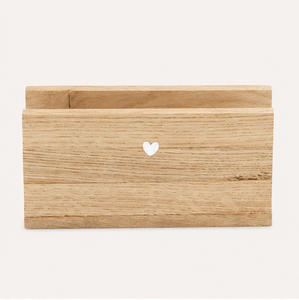 Handmade Wooden Napkin <b>Holder</b> With Heart Design Eco-Friendly Tabletop <b>Tissue</b> Stand For Modern Farmhouse <b>Kitchen</b> Restaurant Usage - Product Image 4