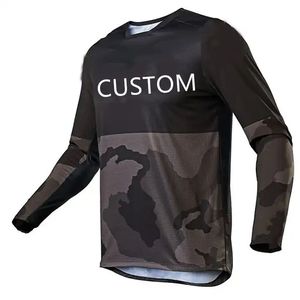 Jersey de Ciclismo Personalizado de Manga Larga para Motociclismo y Montaña, Diseño de Carreras, Transpirable, Impresión por Transferencia de Calor, con Cuentas, para Descenso - Product Image 6