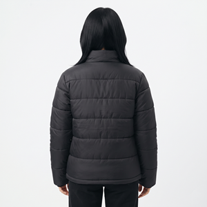 Chaqueta Acolchada de Invierno para Mujer, Manga Larga, Estilo Puffer, Cierre de Cremallera, Abrigo Casual, Cálido, para Exteriores, a la Moda - Product Image 6