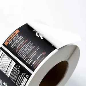 Autocollants en rouleau personnalisés imperméables et résistants à l'huile, dégradé arc-en-ciel, pour coloration capillaire, cosmétiques et produits de beauté - Product Image 3