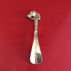 Luxury Brass <b>Shoe</b> Stick <b>Shoe</b> Horn Long Handle Comfortable Grip For Easy <b>Shoe</b> Wearing Without Bending - Product Image 1