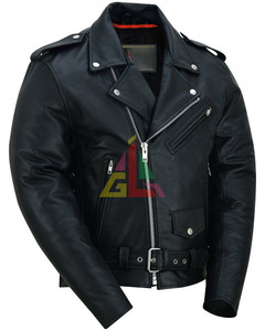 Premium Genuine <b>Leather</b> <b>Winter</b> Casual <b>Jackets</b> for Men Stand Collar Zipper Comfortable Durable Personalized Logo - Product Image 2