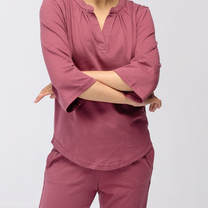 Most Selling Regular Fit Two Matching Piece Set <b>Women</b> Clothing Custom Lounge Wear Comfort Cozy Style Soft Loungewear <b>Women</b> Sets - Product Image 2