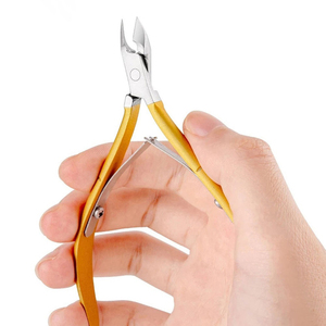 Coupe-ongles professionnel en acier inoxydable, mâchoire plate de 12,5 mm, lame tranchante, coupe-ongles à manche noir, outil de manucure et pédicure pour les doigts, Adu - Product Image 3