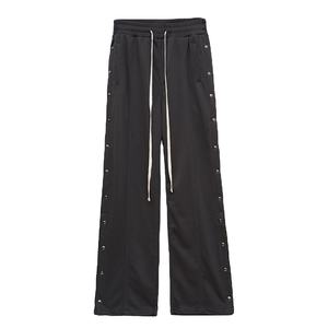 Pantalones de chándal acampanados personalizados para hombre Pantalones apilados de la mejor edición de estilo informal ligero con nuevo diseño de moda - Product Image 2
