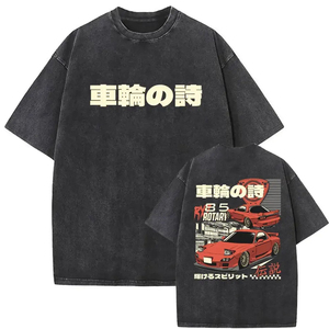 Camiseta Premium de Algodón Estilo Urbano con Gráfico de Pez Japonés, Corte Oversize, Fabricante de Marca Personalizada - Product Image 6
